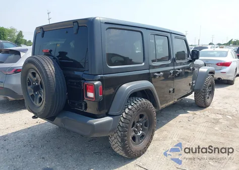 2018 Jeep Wrangler Unlimited Sport 4X4 from USA, damaged, VIN 1C4HJXDG4JW191470